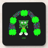 St. Patrick's FrankenCheese Hard Plastic Untersetz Getränkeuntersetzer (Vorderseite)