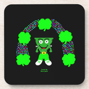 St. Patrick's FrankenCheese Hard Plastic Untersetz Getränkeuntersetzer