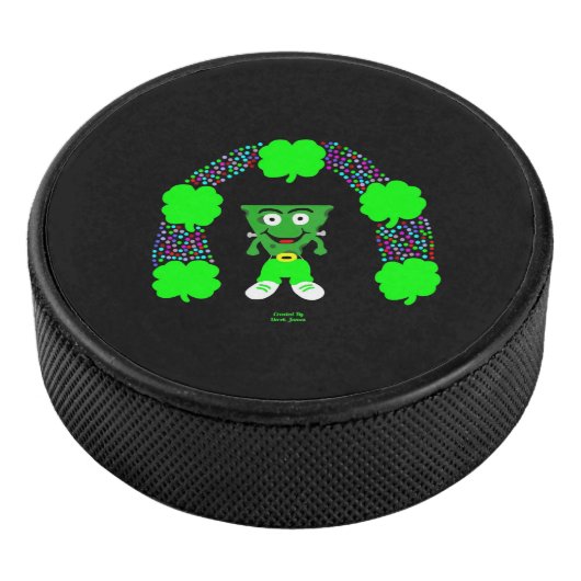 St. Patrick's FrankenCheese Hockey Puck (3/4)