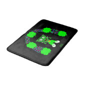 St. Patrick's FrankenCheese Medium Bath Mat Badematte (Schrägansicht)
