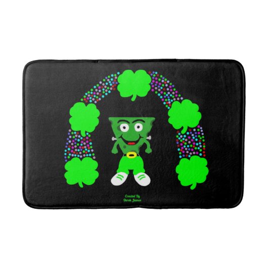 St. Patrick's FrankenCheese Medium Bath Mat Badematte (Vorderseite)