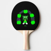 St.  Patrick's FrankenCheese Ping Pong Paddle Tischtennis Schläger (Vorderseite)