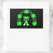 St. Patrick's FrankenCheese Rectangle Sticker (Tasche)