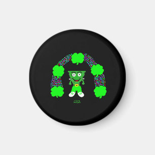 St. Patrick's FrankenCheese Round Magnet