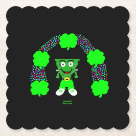 St.  Patrick's FrankenCheese Square Coaster Untersetzer
