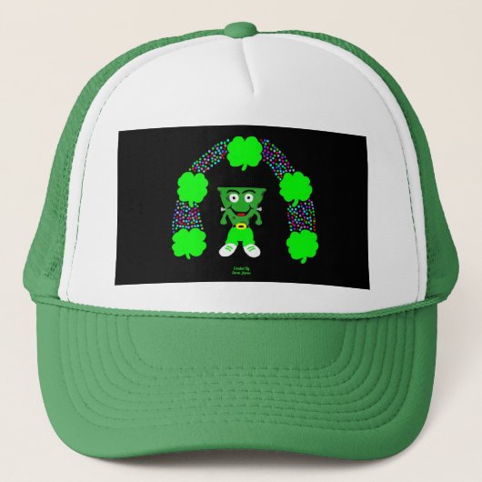 St. Patrick's FrankenCheese Trucker Hat Truckerkappe (Vorderseite)