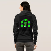 St.  Patrick's FrankenCheese Women's Hoodie (Schwarz voll)