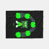 St. Patrick's FrankenKäse Kleines Fleece Blanket (Vorderseite (Horizontal))