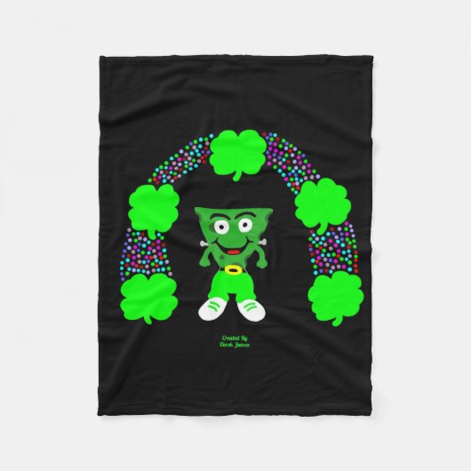 St. Patrick's FrankenKäse Kleines Fleece Blanket (Vorderseite)