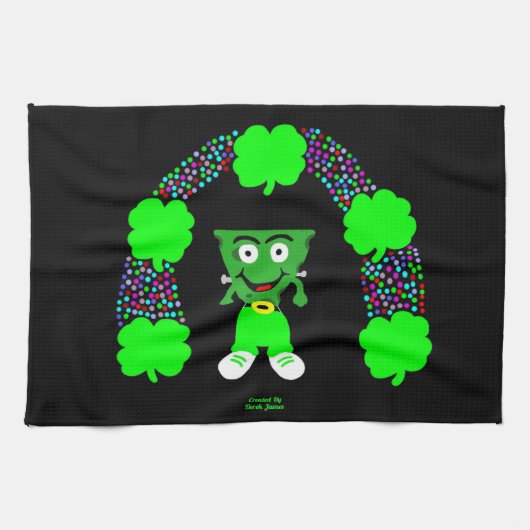 St. Patrick's FrankenKäse Küchentuch (Horizontal)