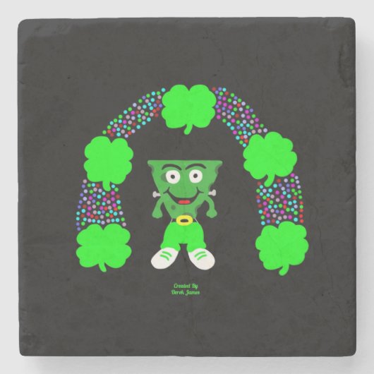 St. Patrick's FrankenKäse Marble Stone Untersetzer (Vorderseite)