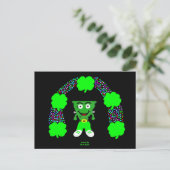 St. Patrick's FrankenKäse Postkarte (Stehend Vorderseite)
