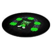 St. Patrick's FrankenKäse Round Cutting Board Schneidebrett (Ecke)