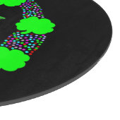 St. Patrick's FrankenKäse Round Cutting Board Schneidebrett (Ecke)