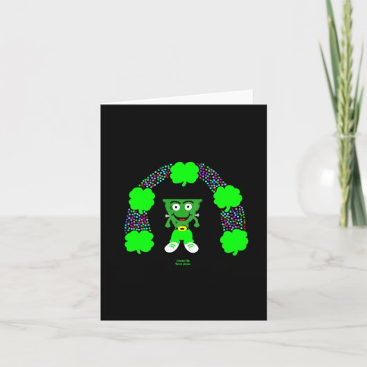St. Patrick's FrankenKäse Small Greeting Card Karte (Vorderseite)