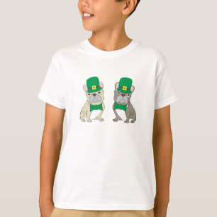 St. Patricks Französische Bulldoggen T-Shirt