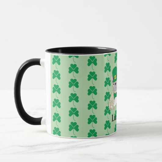 St. Patricks French Bulldogs Tasse (Links)