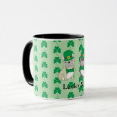 St. Patricks French Bulldogs Tasse (Vorderseite Links)