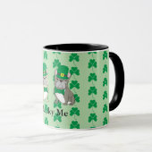 St. Patricks French Bulldogs Tasse (VorderseiteRechts)