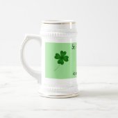 St. Patricks-Geburtstag Bierglas (Links)