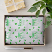 St. Patrick's Geburtstagstorten-Muster Seidenpapier (Geschenk)