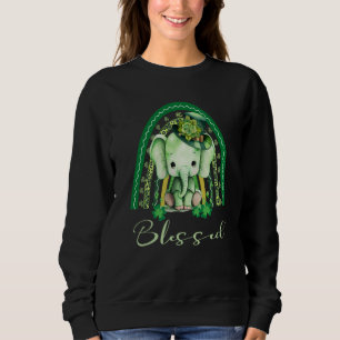 St. Patricks Gesegneter Regenbogen Liebenswerter C Sweatshirt