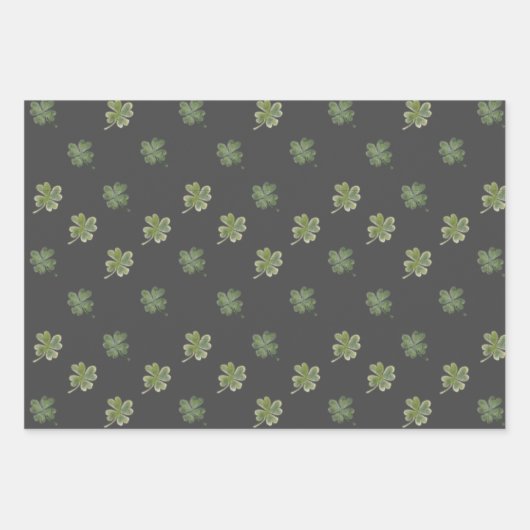 St Patrick's Gift Wrapping Sheets - Set von 3 Geschenkpapier Set (Vorderseite)