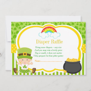 St Patricks Girl Baby Dusche Party Einladung