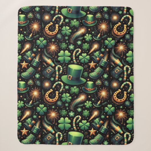 St. Patricks Glück Sherpadecke (Vorderseite)