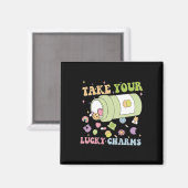 St. Patricks Glückliche Krankenschwester Nimm dein Magnet (Vorderseite/Rückseite)