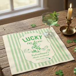St Patricks glücklicher Junggesellinnenabschied in Serviette