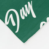 St. Patricks Glückstag Süße Katze Koboldhut, Fleecedecke (Ecke)