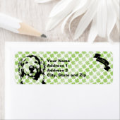 St Patricks Golden Retriever Silhouette - Corona (Insitu)