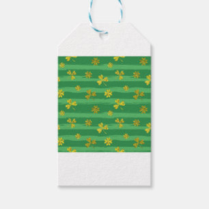 St. Patricks goldene Shamrocks Geschenkanhänger