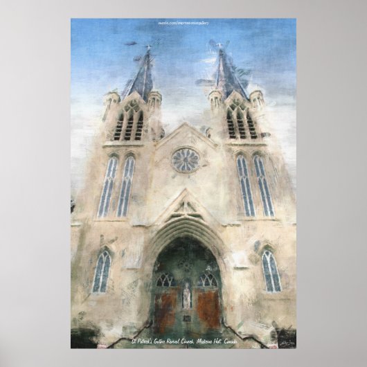 St Patrick's Gothic Revival Church Malerei Poster (Vorne)