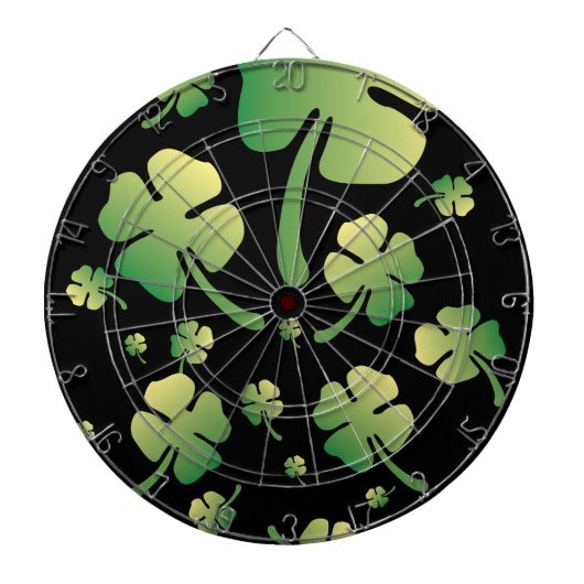 St. Patricks Gradient Clover Dartscheibe (vorne)