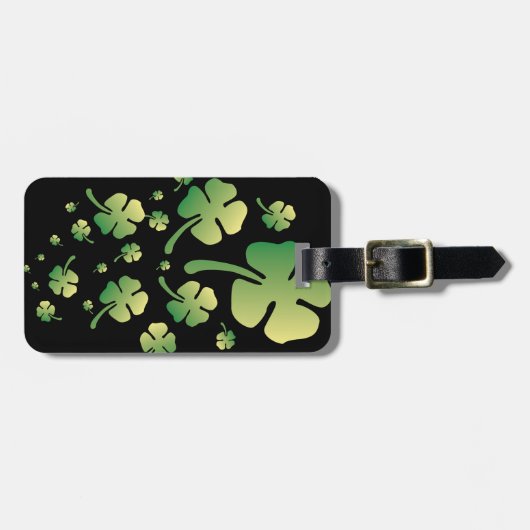St. Patrick's Gradient Gepäckanhänger (Vorderseite horizontal)
