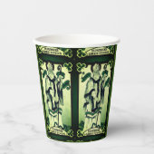 St. Patricks Greetings (Erin Go Braugh) Pappbecher (Vorderseite)
