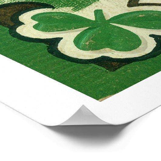 St. Patricks Greetings (Erin Go Braugh) Poster (Ecke)