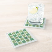 St. Patrick's Hand Drawn Icons ID635 Glasuntersetzer (Schrägansicht)