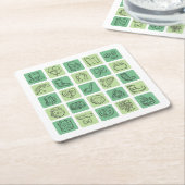 St. Patrick's Hand Drawn Icons ID635 Rechteckiger Pappuntersetzer (angewinkelt)