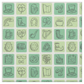 St. Patrick's Hand Drawn Icons ID635 Stoff (Muster)