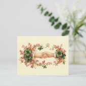 St. Patrick's Handshake Postkarte (Stehend Vorderseite)