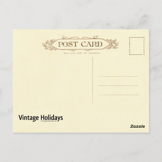 St. Patrick's Handshake Postkarte (Rückseite)