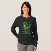 St Patricks HAPPY ST PAT REX DAY T Rex Dinosaur Fu T-Shirt (Vorne ganz)