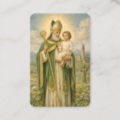 St. Patrick's Holy Card Catholic Prayer Visitenkarte (Vorderseite)