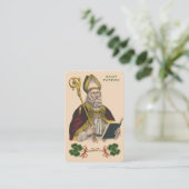 St. Patrick's Holy Card Katholisches Gebet Visitenkarte (Stehend Vorderseite)