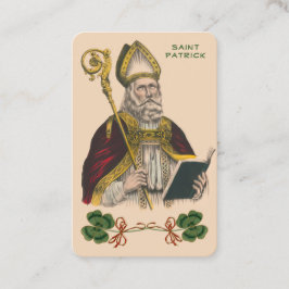 St. Patrick's Holy Card Katholisches Gebet Visitenkarte