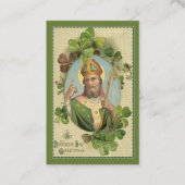 St. Patrick's Holy Card mit irischem Gebet Visitenkarte (Vorderseite)
