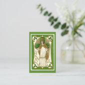 St. Patrick's Holy Card mit schönem Gebet Visitenkarte (Stehend Vorderseite)